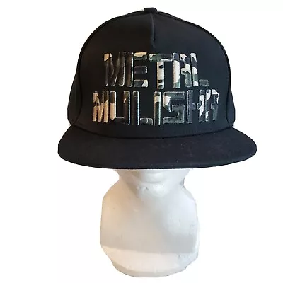 Metal Mulisha Men's Black Camo Hat Fitted Large Cap Embossed Stitched • $19.99