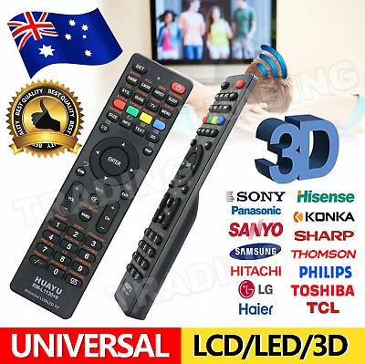 For Samsung Panasonic/TCL/Sony/LG/Soniq AUS Universal TV Remote Control LCD • $7.45