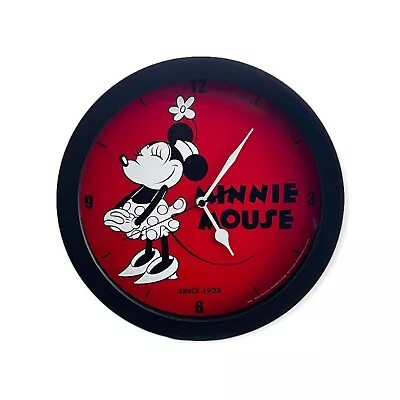 Cartoon Minnie Mouse Wall Clock 95”/23cm Watches Home Décor Toy Black • $25