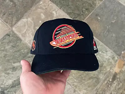 Vintage Vancouver Canucks Sports Specialties Plain Logo Snapback Hockey Hat • $129
