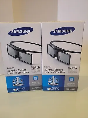 Samsung 3D Active Glasses SSG-4100GB TV Glasses Full HD RF (2PK BUNDLE) • $33.83