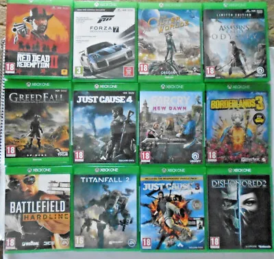 XBOX ONE Games - All Complete And In VGC - Pick Your Game Bundle Job Lot • £2.50