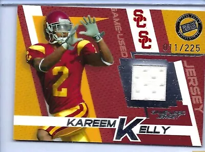 2003 Press Pass - Game Used Jerseys Silver - #JC/KK - Kareem Kelly (USC Trojans) • $7