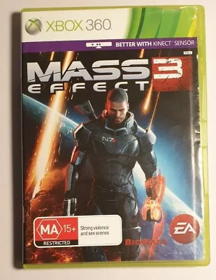 MASS EFFECT 3 Game For Microsoft Xbox 360 - 2 Disc Game PAL Australian Release. • $1