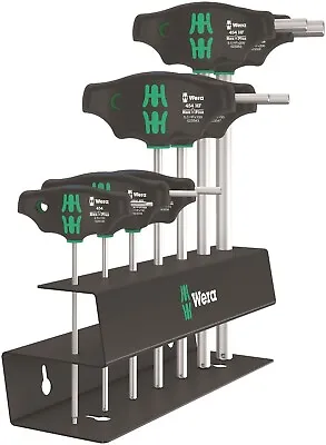 Wera 454/7 HF Set 2 Hex-Plus T-Handle Screwdriver Set 7 Piece Metric 05023453001 • $107.10