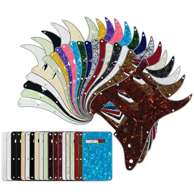 £12.60 • Buy Set FD Strat Guitar Pickguard HSS 11-Hole & Back Tremolo Cover Scratch Plates