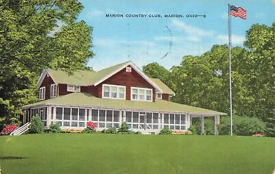 Marion Ohio Postcard Marion Country Club PM 1948  OH4 • $4.99