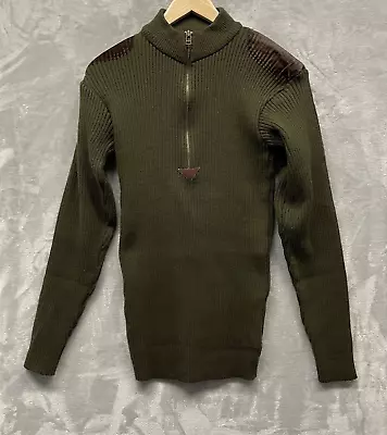 Rothco Sweater Mens Extra Large Green Quarter Zip Commando Military Gorpcore • $18.16