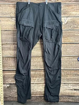 G-Star Raw Cargo Pants Zip 3D Straight Tapered Mens 38X36 (ACTUALLY 32) • $48.99