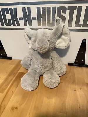 Mud Pie Elephant Plush Gray Mudpie Very Soft Lovey Toy Stuffed Animal 12” • $18.99