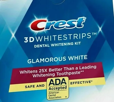 $31.95 • Buy Crest 3D White Teeth Whitening Treatments Strip 8 Strips| 4 Pouches - 25x Better