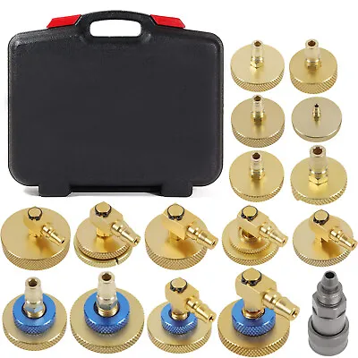 Brake Bleeder Adapter Kit Master Cylinder Reservoir Cap For Honda Toyota Dodge • $144