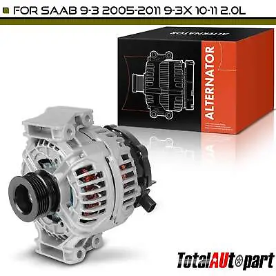 New Alternator For Saab 9-3 2005-2011 9-3X	2010-2011 120A 12V CW 5-Groove Pulley • $118.99