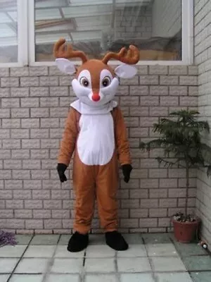 Cute Elk Mascot Costume Cosplay Party Game Dress Advertising Halloween • $227.28