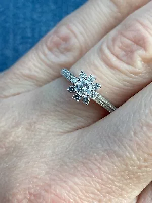 Zales Diamond Engagement Ring Size 6 • $500