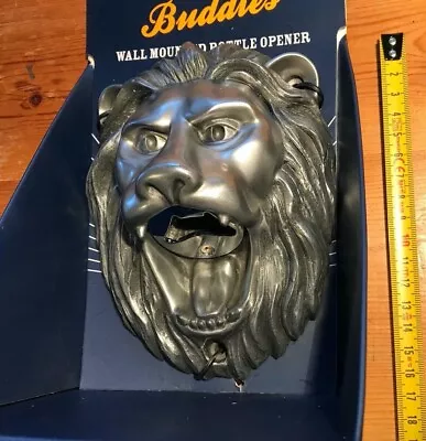 £12.95 • Buy Beer Buddies Bottle Opener Lion Wall Mounted - Bar BBQ Shed Great Gift!!