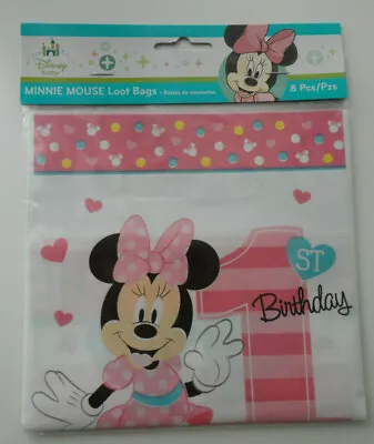 Disney Baby Minnie Mouse 1st Birthday Loot Bags  • $2.99