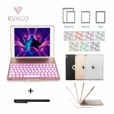 $65.99 • Buy Folio Backlit Keyboard Case For Ipad 5/6/7/8/9th Gen 10.2 Air1/2/3 Pro 9.7/10.5 