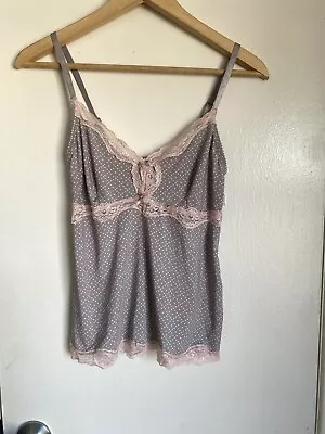 Marylin Monroe Intimates Camisole Pink Grey Size M • $9.90