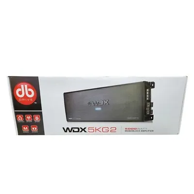 DB Drive WDX 5KG2 5000 Watt 1-Channel Monoblock 1-Ohm Class-D Car Amplifier Amp • $349.90