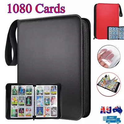 1080 Pockets Cards Album Folder Binder Book Holder Collectors For CCG Game Card • $25.95