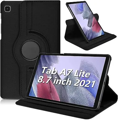 Samsung Galaxy Tab A7 Lite 8.7  T220 T225 Leather Stand Flip Cover Tablet Case • £5.95