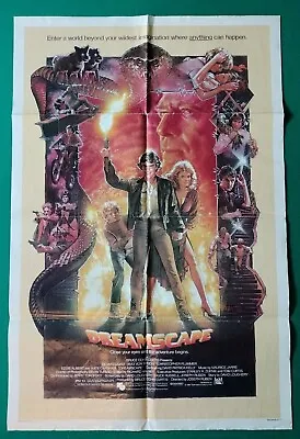 Dreamscape 1984 Original US One Sheet Movie Poster 27x41 Folded Drew Struzan • $10