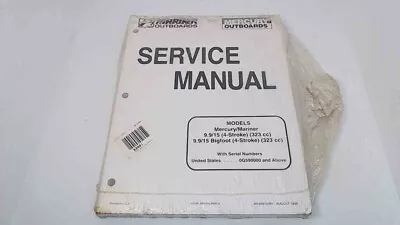 NEW! 90-856159R1 Mercury Mariner Service Manual 9.9/15 HP 9.9/15 BigFoot 4Stroke • $40