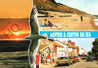 Picture Postcard- Hopton & Corton On Sea (Multiview) [Palgrave] • £2.49