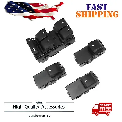 4x Window Switch 2007-13 Fits Chevy Silverado GMC Sierra 1500 2500 HD 3500 HD US • $30.97