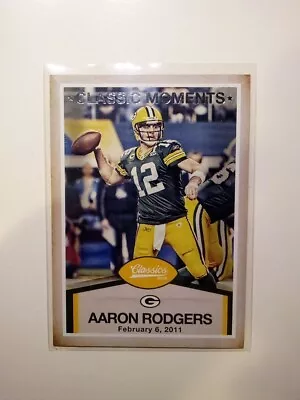 2016 Panini Classics Aaron Rodgers Classic Moments • $2.49