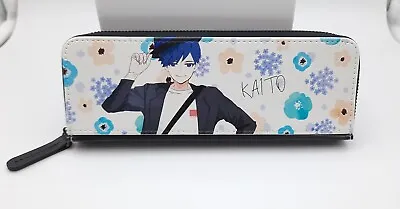 Vocaloid Hatsune Miku Kaito 2x7  Long Zipper Case Pouch Bag Japan • $24