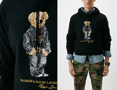 $141.94 • Buy Polo Ralph Lauren Lunar New Year Bear Hoodie Hooded Sweater Jumper 2XL