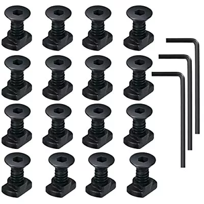 16 Pack M5 T-Nut Screw Replacement SetsCompatible With Rail Mount With Thread • $11.72