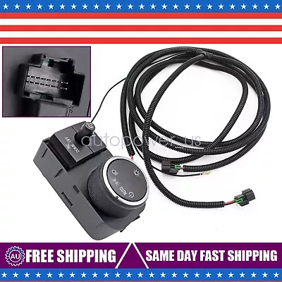 Fog Light Wiring Harness & Switch Fit For 07-14 Chevy Silverado 07-13 GMC Sierra • $29.75