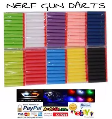 10pcs Toy Dart Bullets For NERF Refill Toy Blaster EVA Bullet N-strike Elite • $7.95