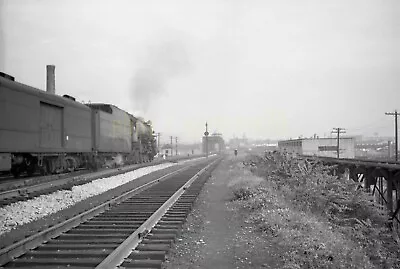 1949 BO Baltimore & Ohio Locomotive Action Shot @ Philly - Vtg Railroad Negative • $29.45