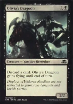 Olivia's Dragoon - Eldritch Moon: #100 Magic: The Gathering Nm R18 • $1.39