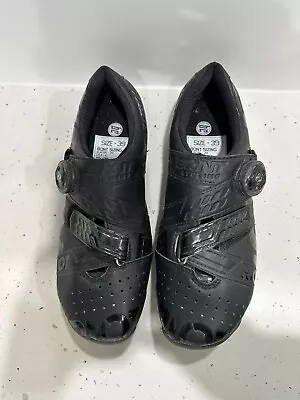 BONT RIOT MTB+ Mountain Bike Shoes Black EU39 US6 CM 24 No Box • $140.90