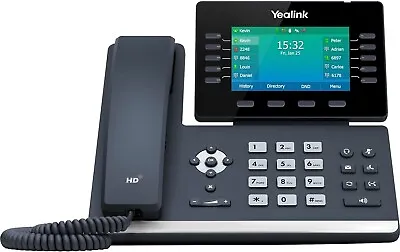 Yealink T54W IP Phone 16 VoIP Accounts. 4.3-Inch Color Display - Black • $99.99