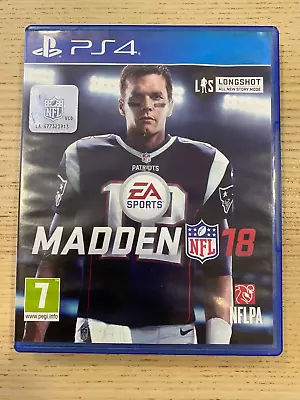 Madden NFL 18  PS4 PlayStation 4  American Football  • £2.99