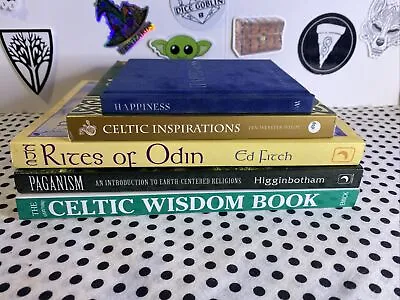 New Age Wicca Witchcraft Lot Of 5 Books  Religion Paganism Spirituality Magic • $20