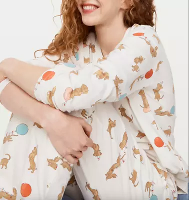 New Peter Alexander Dachshund Party Dog Pj Set Xl Rrp$129 Organic Cotton • $70