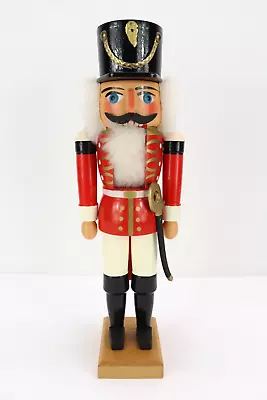 Vintage Volkskunst 13  Nutcracker Royal Guard Soldier • $45.99