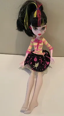 Monster High Draculaura Doll Art Class 2008 Mattel Dressed Heart Cheek Pink 11  • $27.95