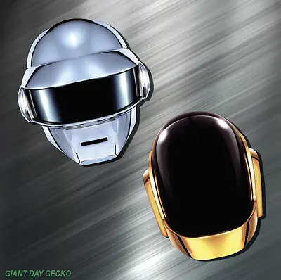 (2) TWO DAFT PUNK Vinyl Decal Sticker For Car Laptop Skateboard NEW EDM MUSIC 3  • $5.99