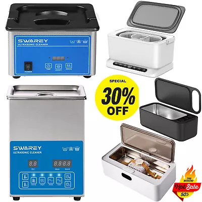 Professional 2.5/6.5L Ultrasonic Cleaner Jewellery Coins Cleaning Machine Basket • £149.99