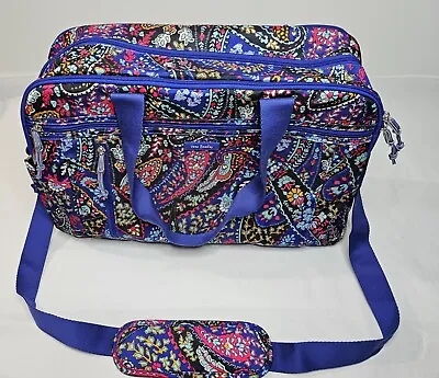 NWOT Vera Bradley Petite Paisley Weekender Lighten Up Compact Travel Bag • $69.99