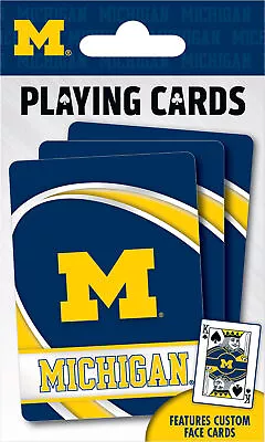 Officially Licensed NCAA Michigan Wolverines Playing Cards - 54 Card Deck • $8.99
