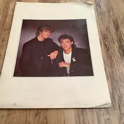 £14.99 • Buy Wham George Michael  Tour  Programme The Big Tour 1984 Plus Poster
